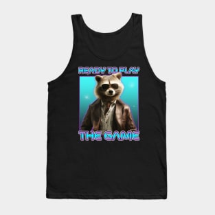 Funny Raccoon Boss Quote Tank Top